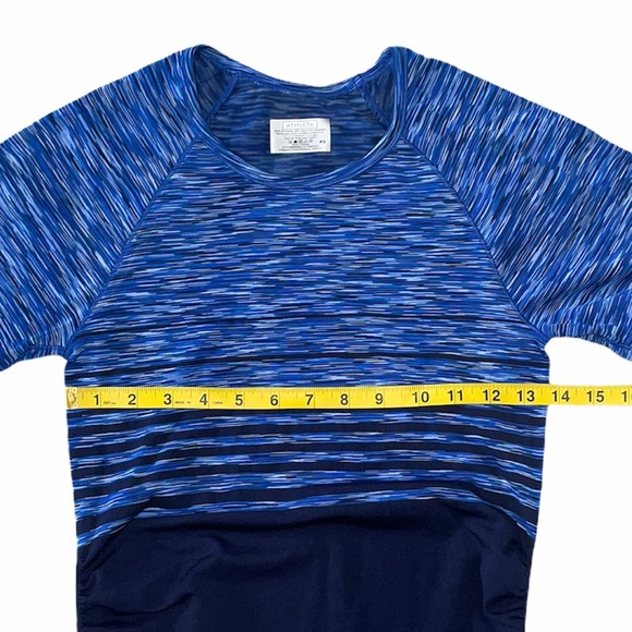 ATHLETA Finish Fast Spacedye Workout Tee Size XS - Picture 9 of 10